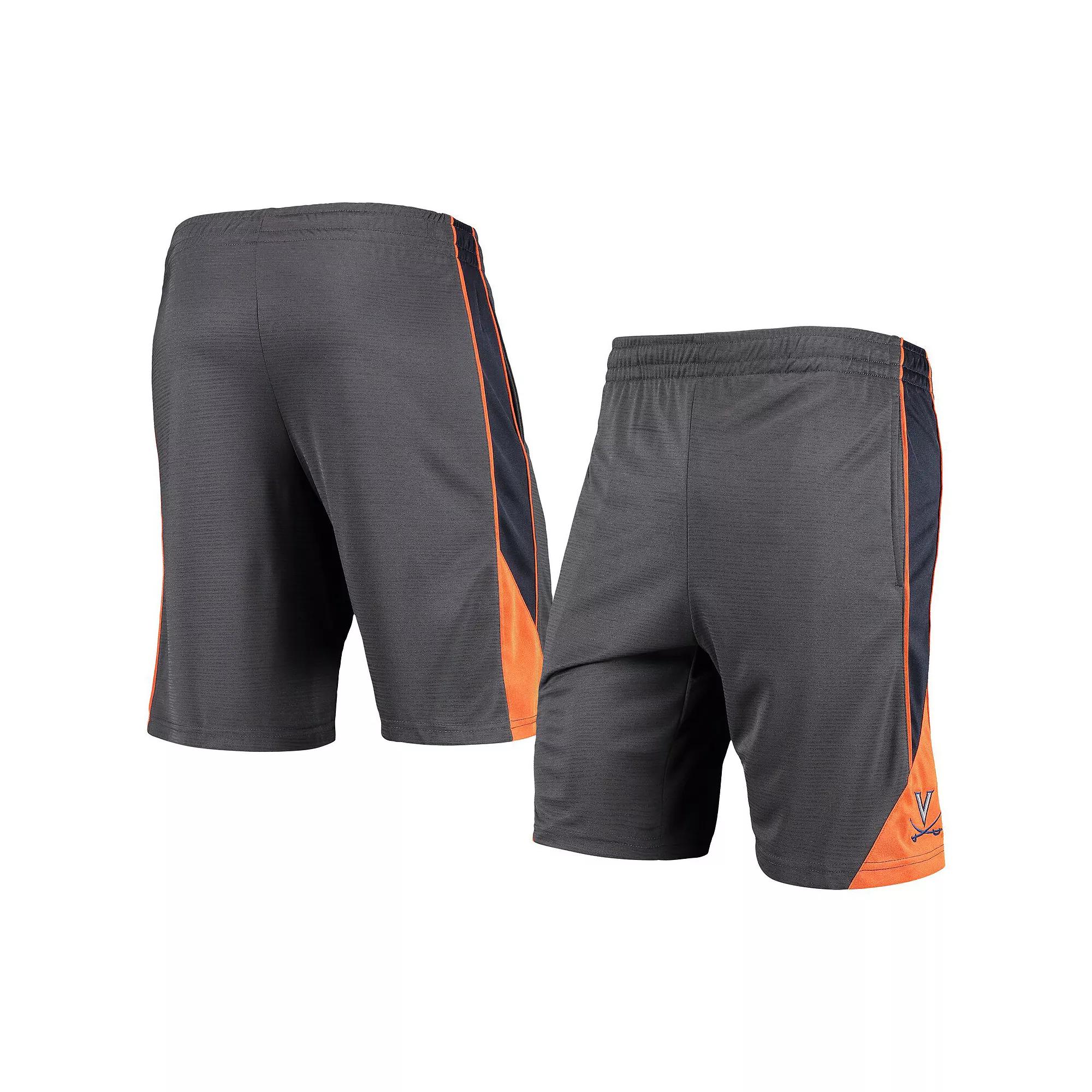 Men's Colosseum Charcoal Virginia Cavaliers Team Turnover Shorts,  Product Image