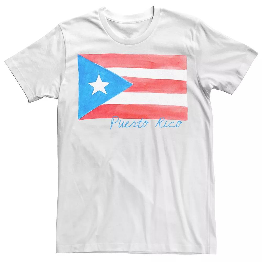 Men's HHM Puerto Rico Flag Watercolor Tee,  Product Image