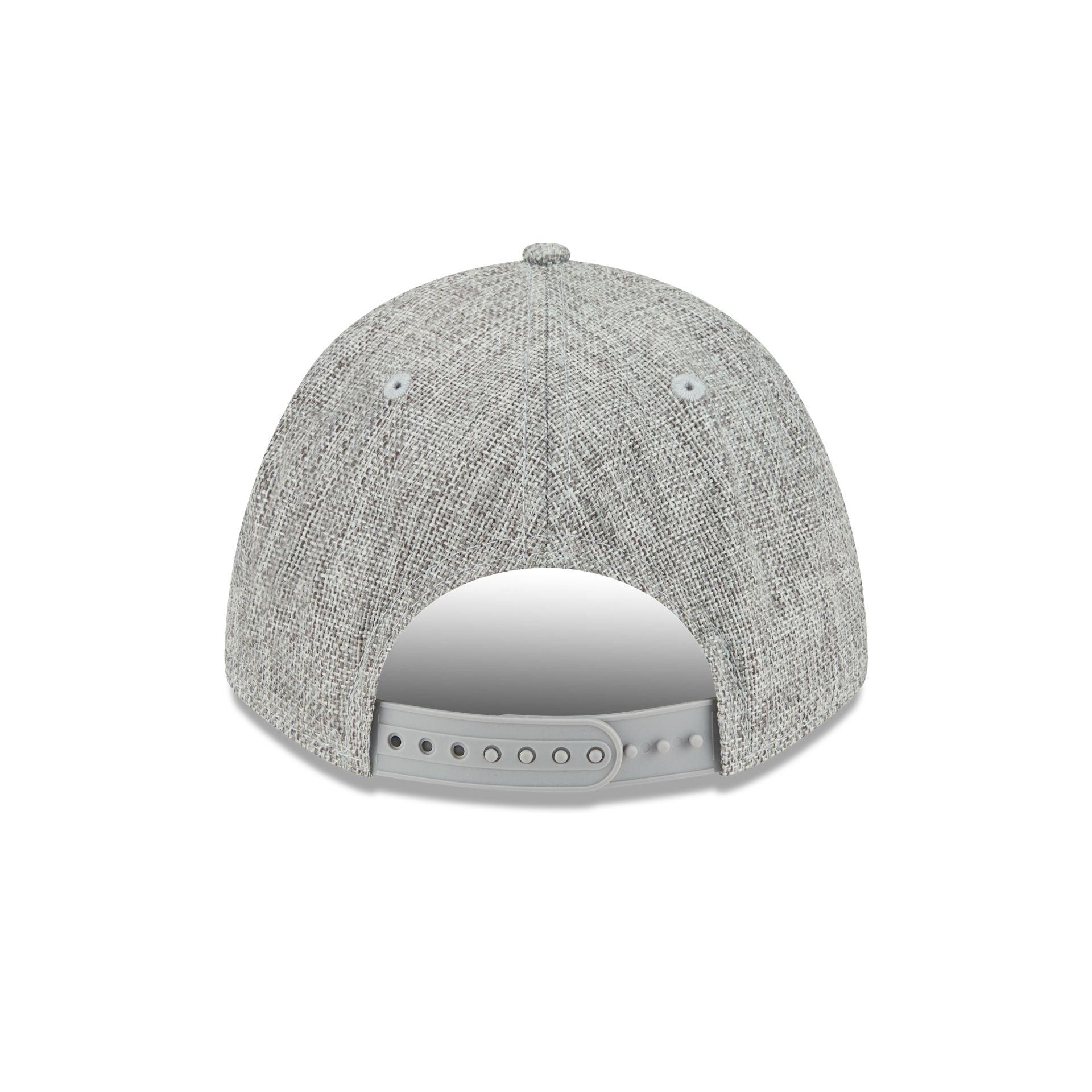 Los Angeles Dodgers Cotton Weave Gray 9FORTY M-Crown A-Frame Snapback Hat Male Product Image