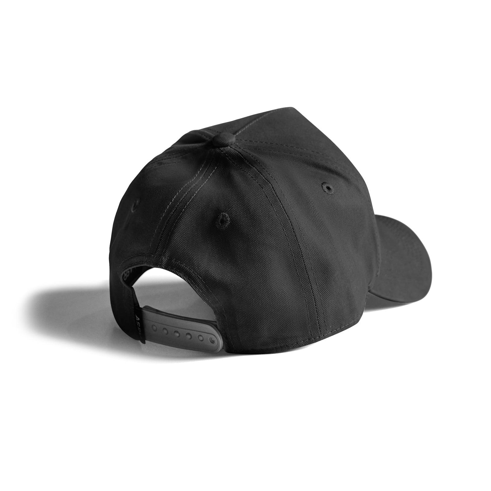0815. A-Frame Hat - Black/White "Wings" Product Image