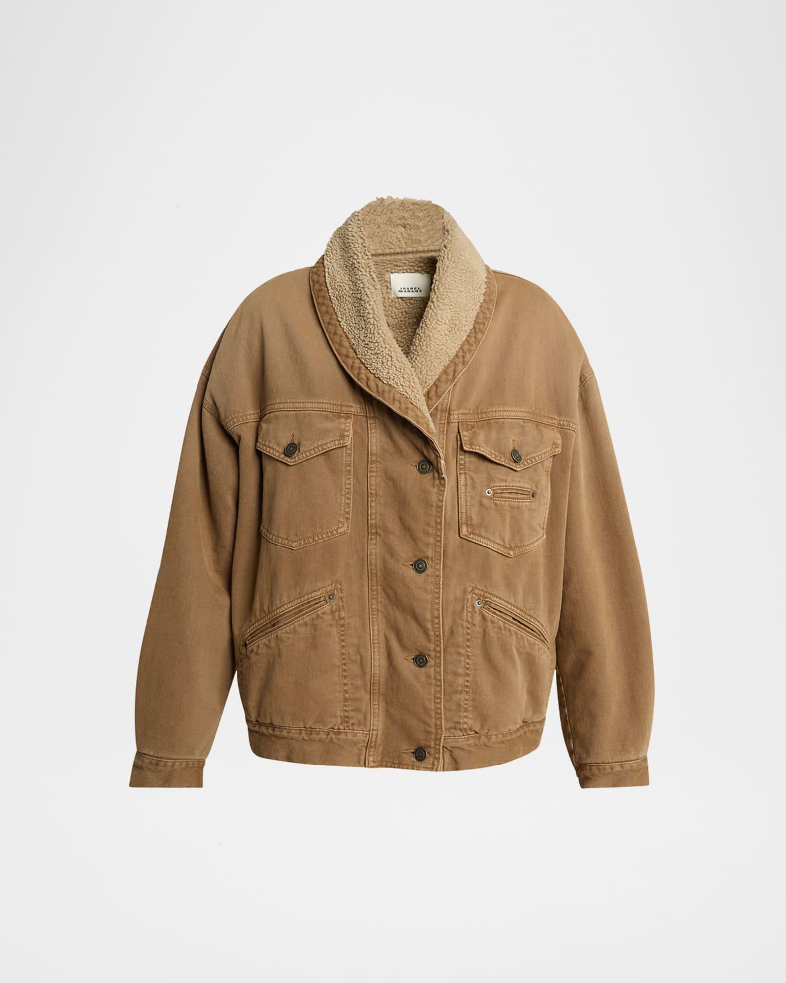 Pimia Faux-Fur Lined Denim Jacket Product Image