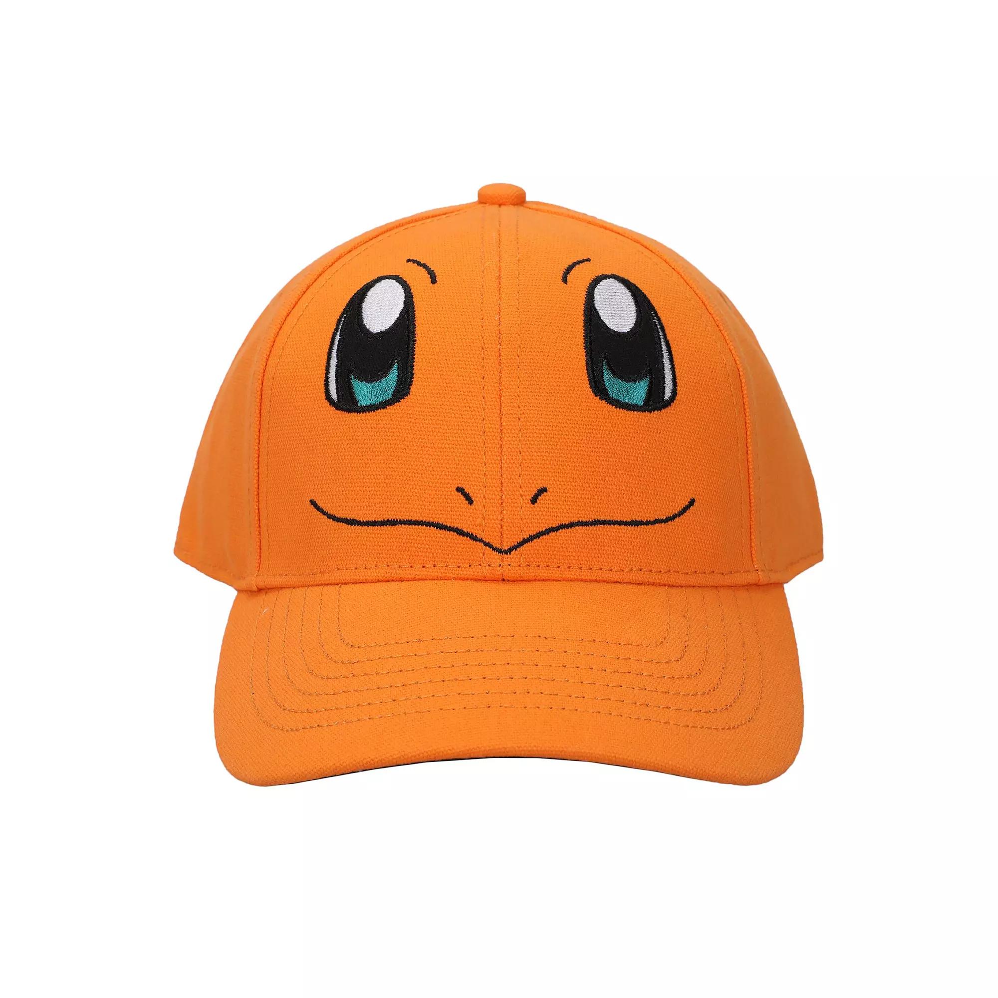 Men's Pokemon Charmander Big Face Baseball Cap, Orange Product Image