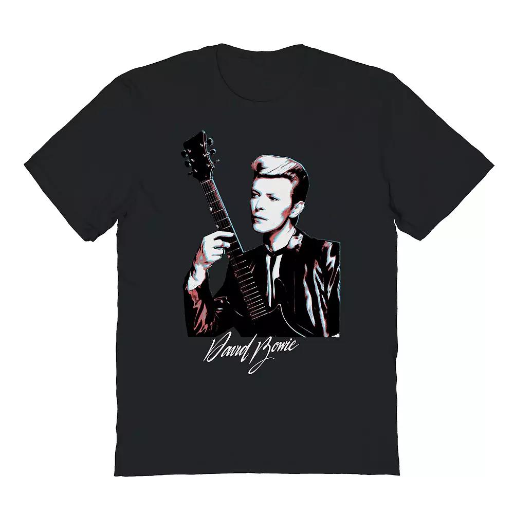 Men's David & Guitar Graphic Tee, Size: XXL, Black Product Image