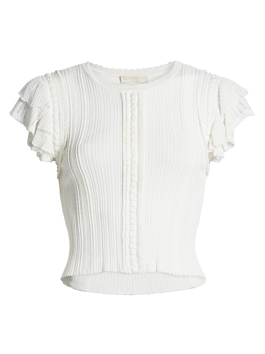 Womens Giulia Ruffle Top Product Image