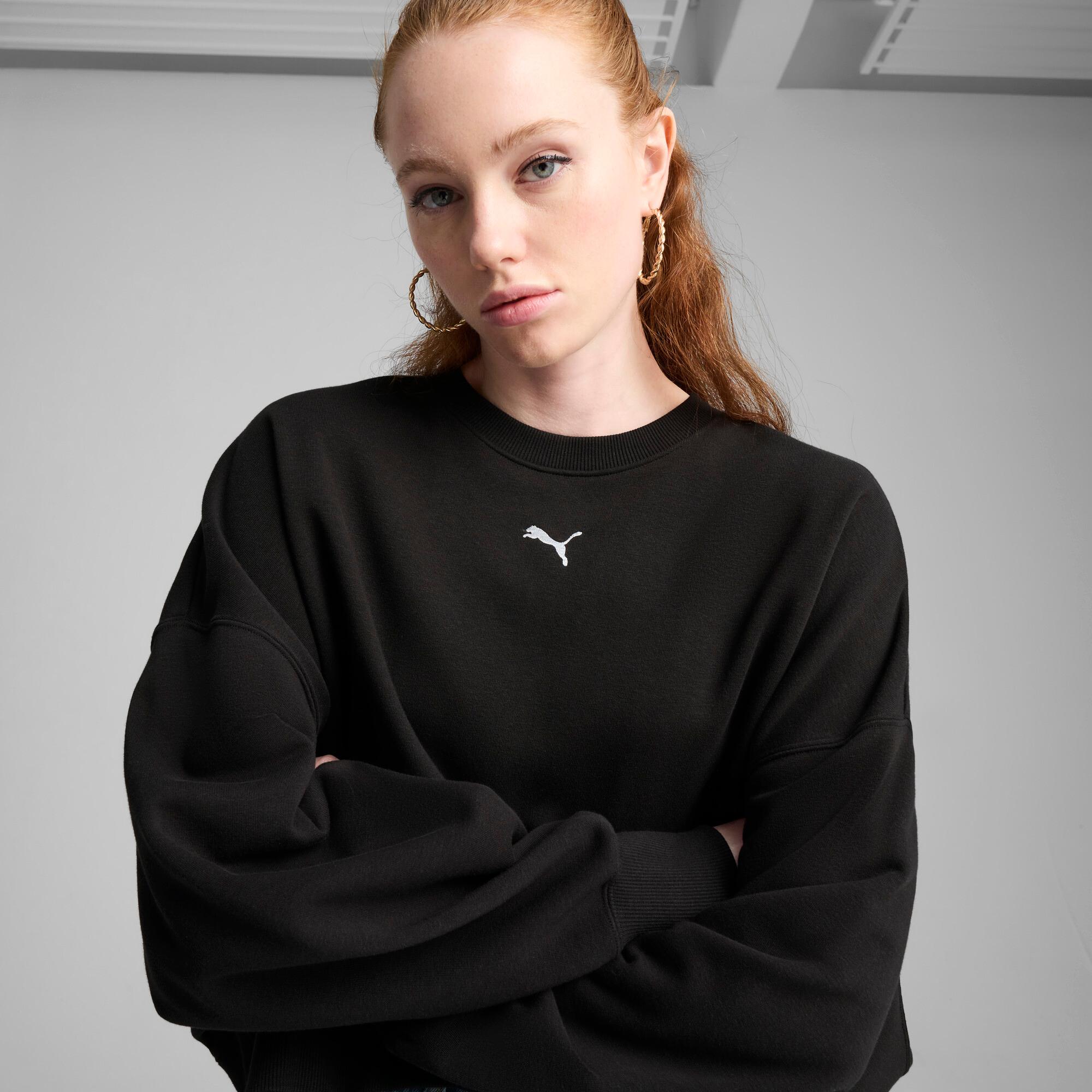Wardrobe Essentials Women's Oversized Crew Sweatshirt Product Image