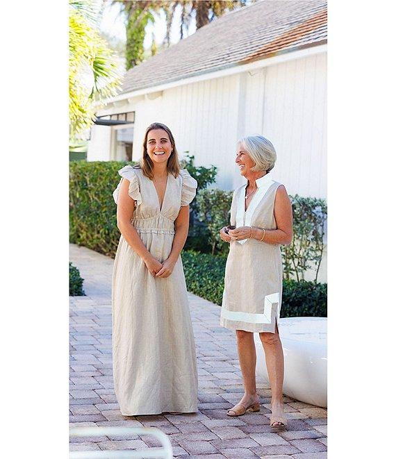 Preston & York Roselyn Tweed Round Neckline Sleeveless Dress Product Image