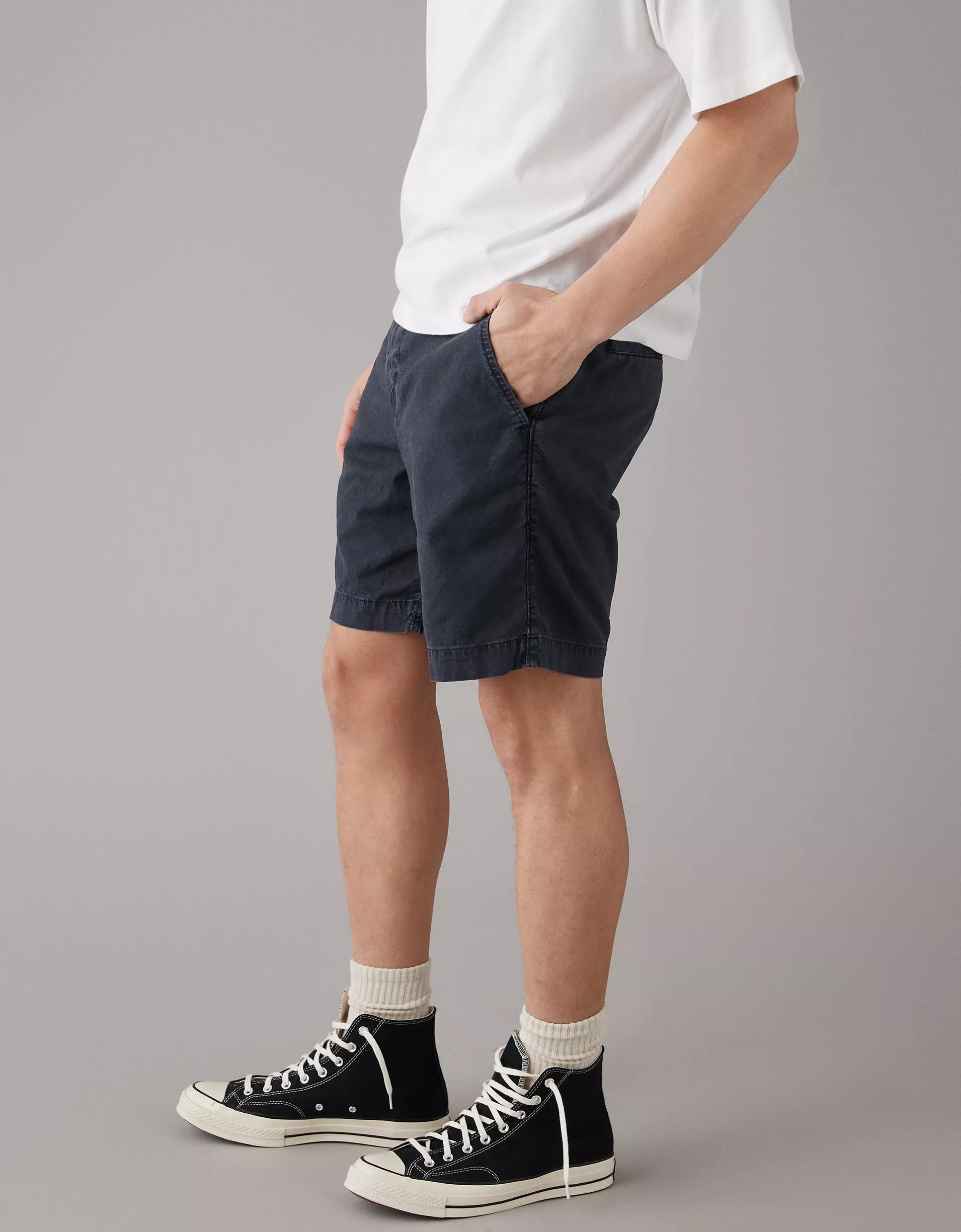 AE 9" Flex Weekend Linen-Blend Short Product Image