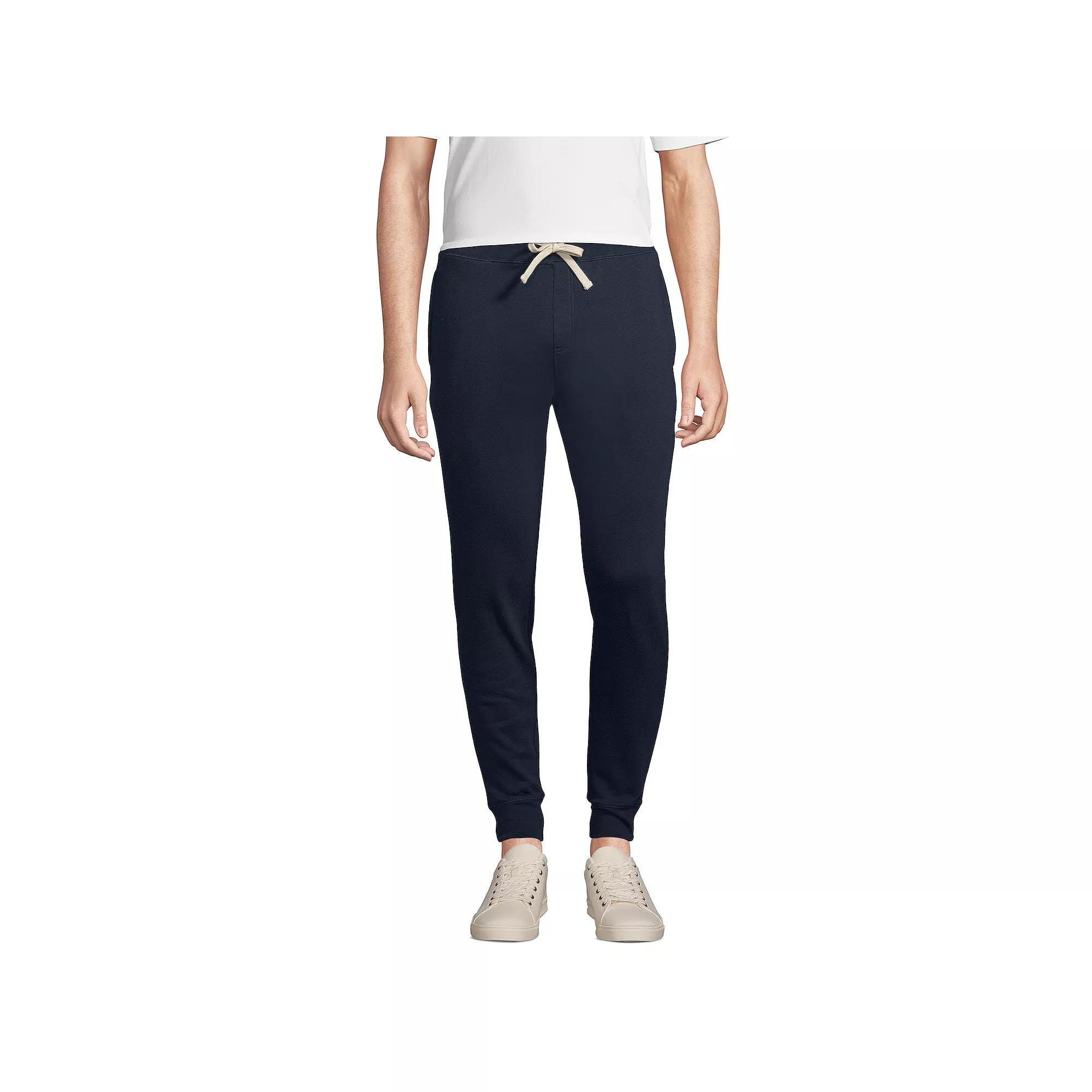 Adult Lands' End School Uniform Jogger Sweatpants, Men's,  Product Image