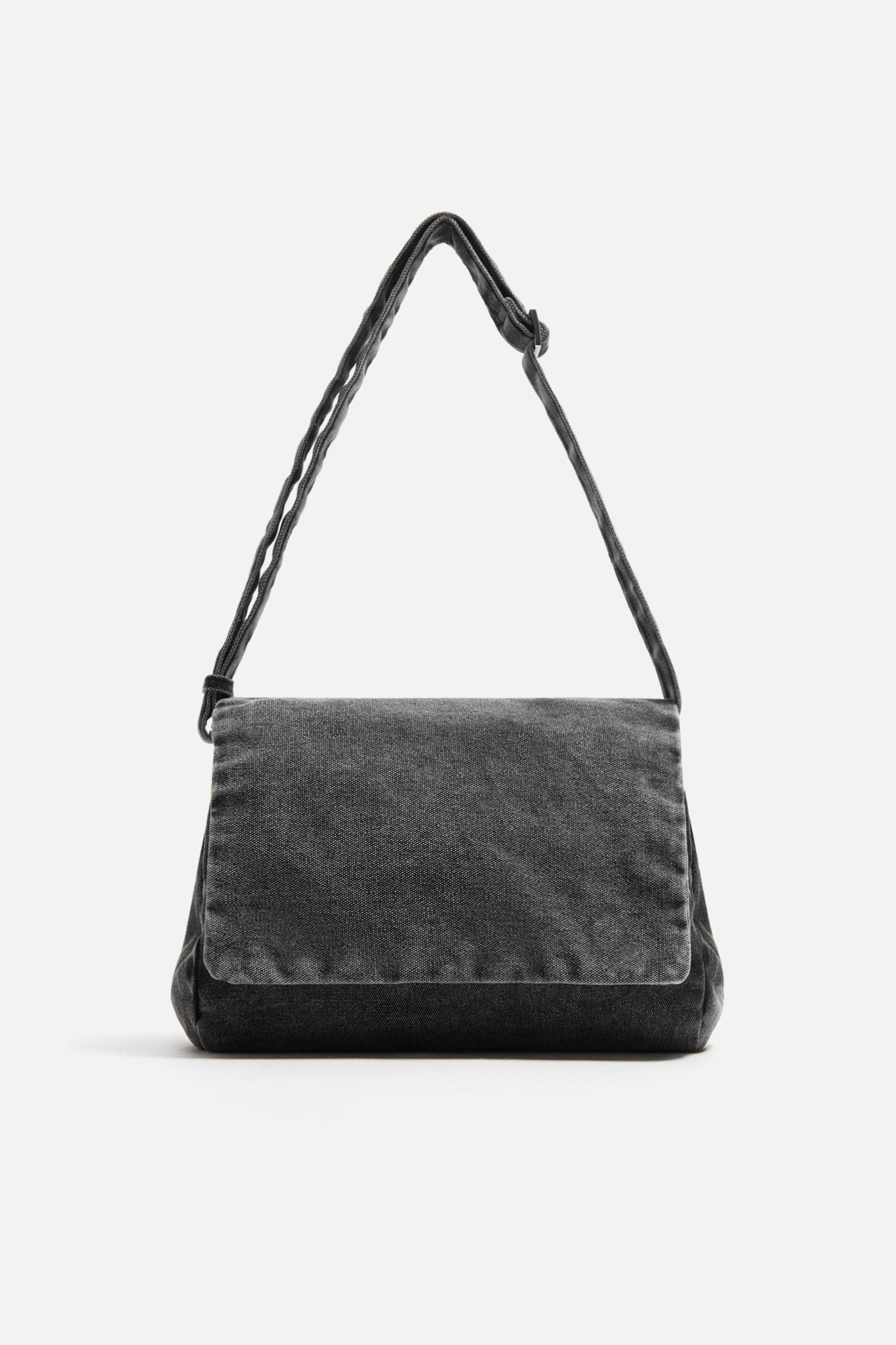 WASHED DENIM CROSSBODY BAG Product Image