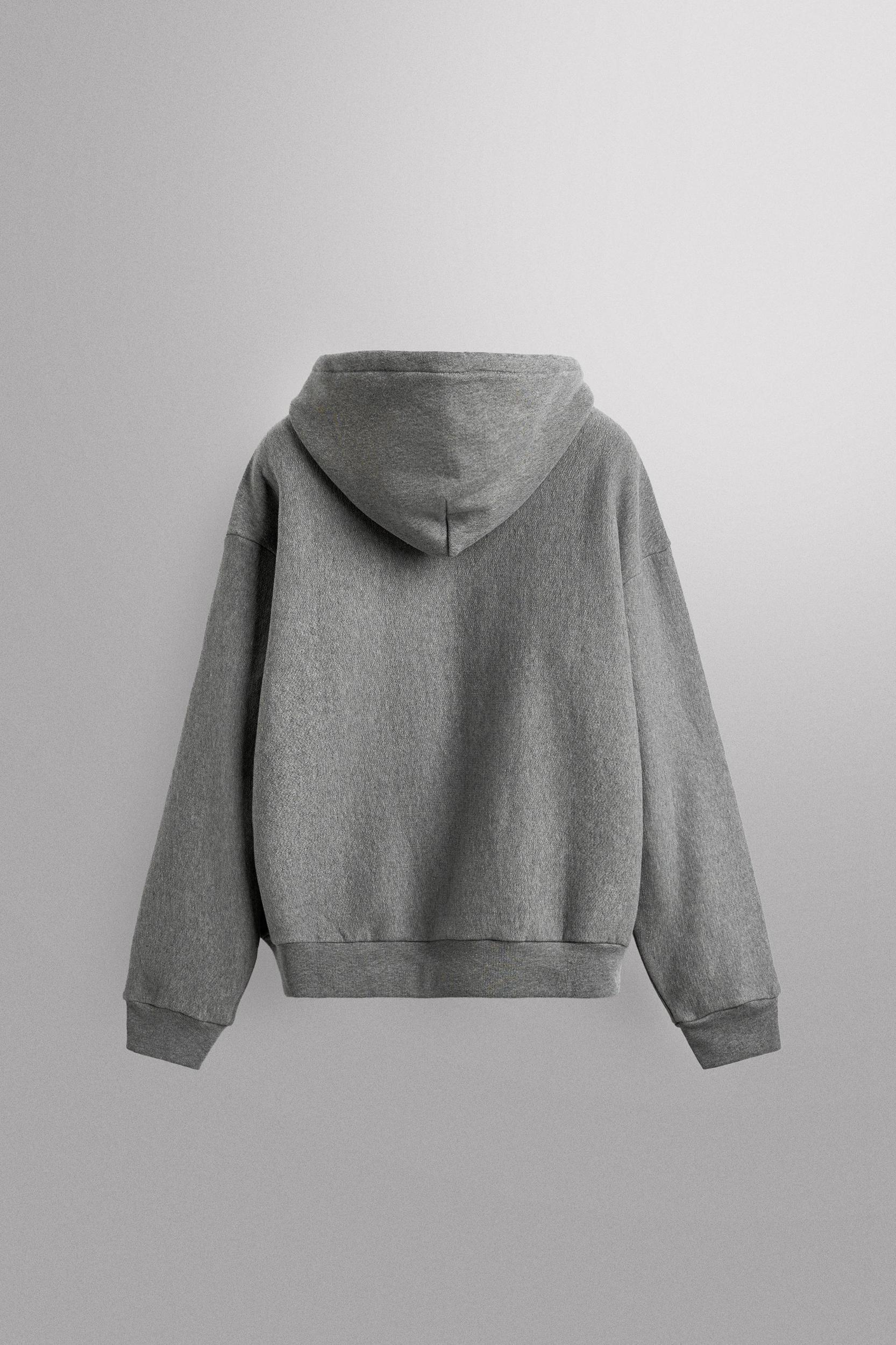 TEXT PRINTED HOODIE Product Image