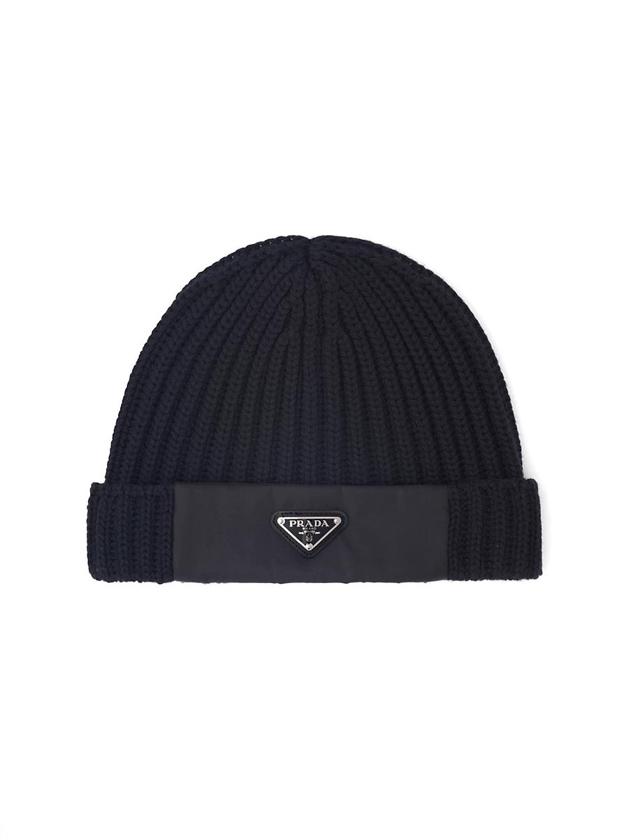 Mens Re-Nylon Gabardine And Wool Cap Product Image