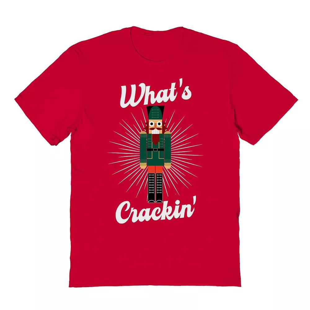 Men's What Cracker Christmas Graphic Tee,  Product Image