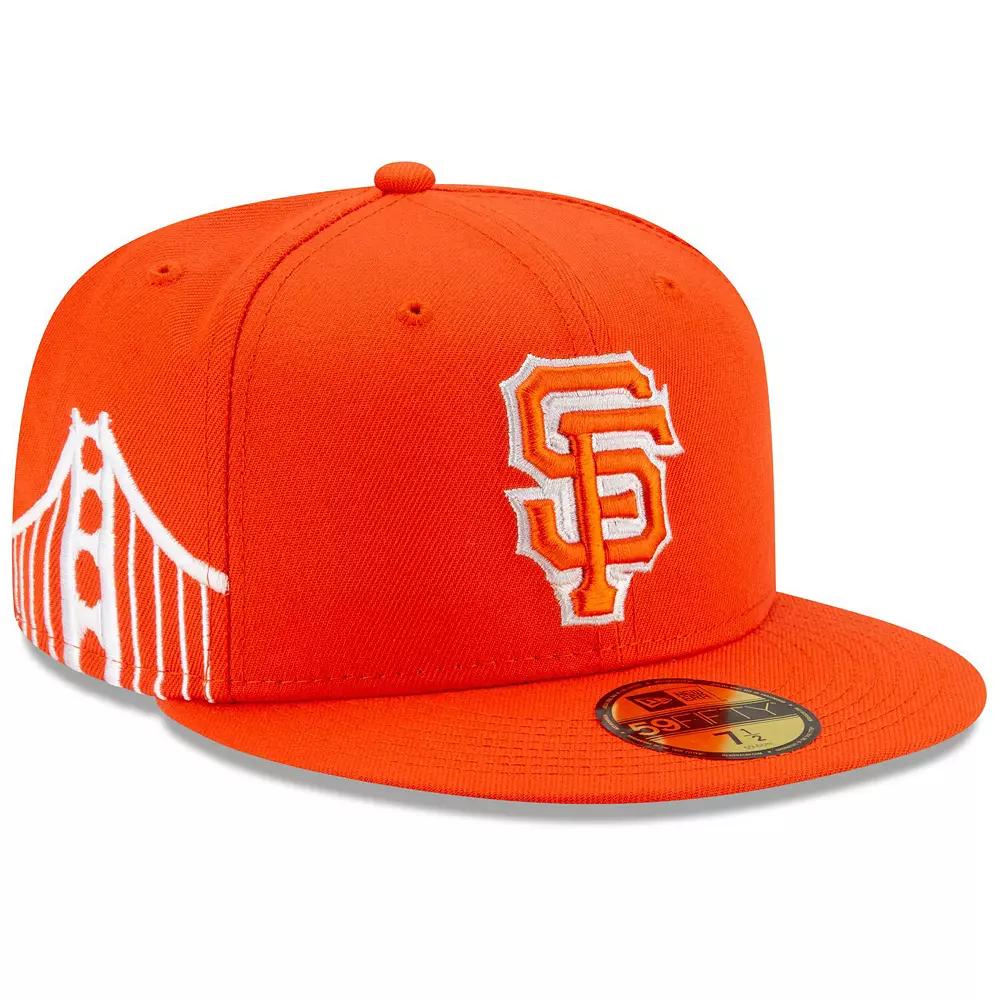 Men's New Era Orange San Francisco Giants 2021 City Connect 59FIFTY Fitted Hat, Size: 7 1/4 Product Image
