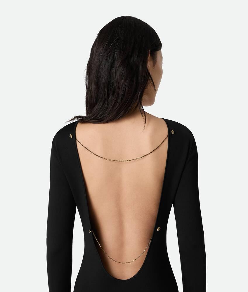 Women's Compact Viscose Dress in Black Product Image