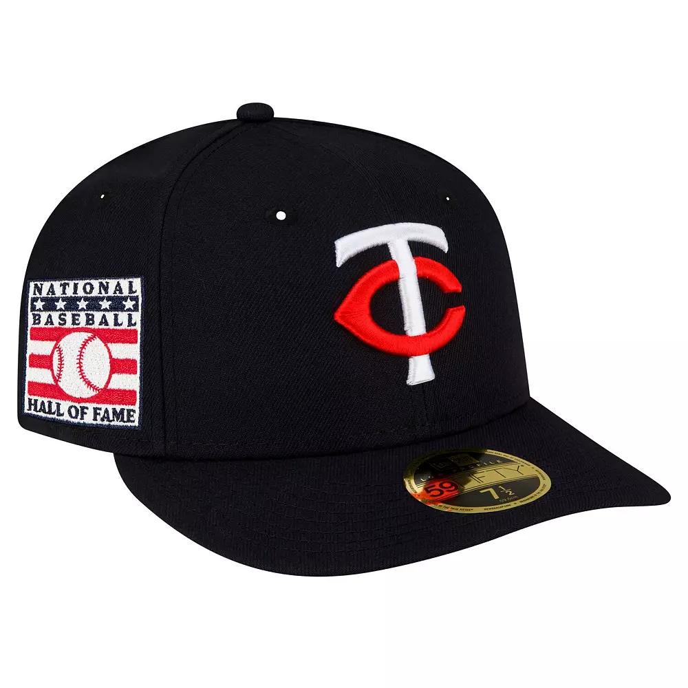 Men's New Era Navy Minnesota Twins National Baseball Hall of Fame Low Profile 59FIFTY Fitted Hat,  Product Image