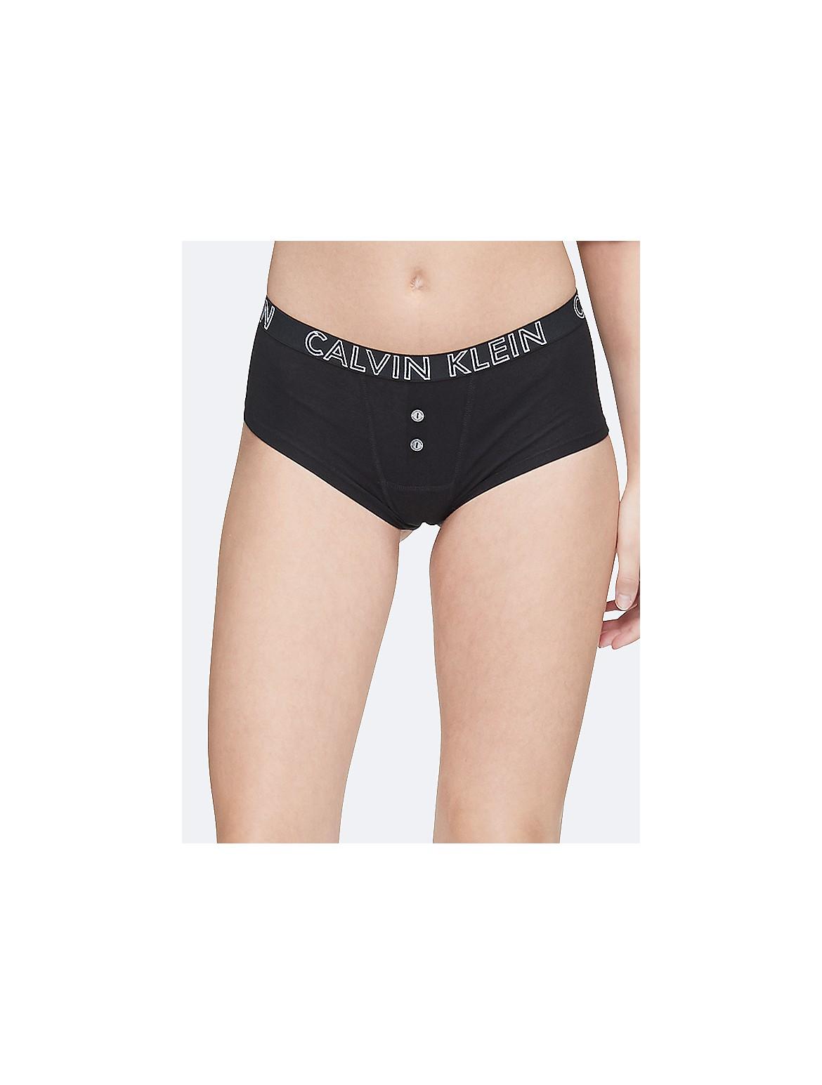 Calvin Klein Womens Ultimate Cotton Boyshort - Grey Product Image