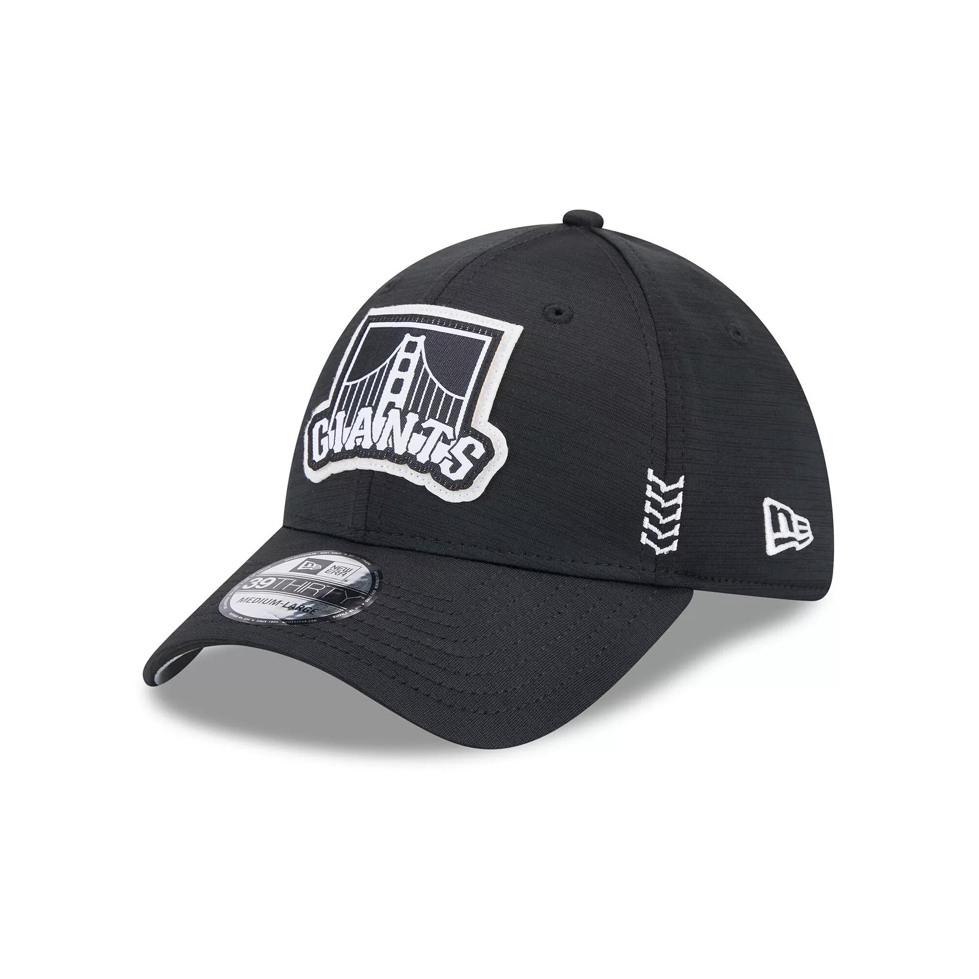 Men's New Era Black San Francisco Giants 2024 Clubhouse 39THIRTY Flex Fit Hat,  Product Image
