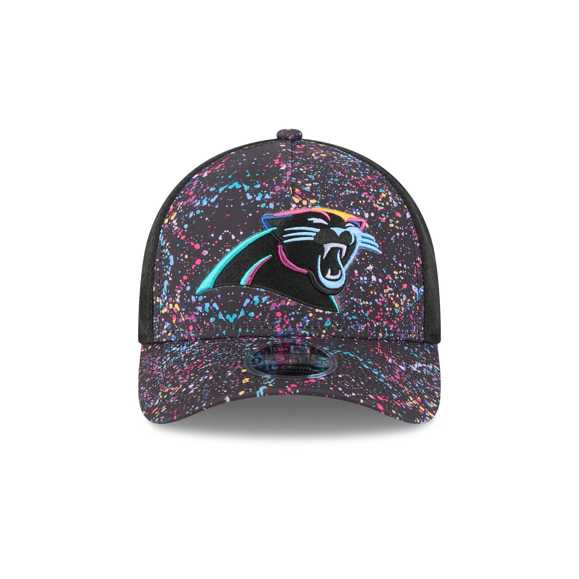 Carolina Panthers 2025 Crucial Catch 9FORTY M-Crown A-Frame Trucker Hat Male Product Image