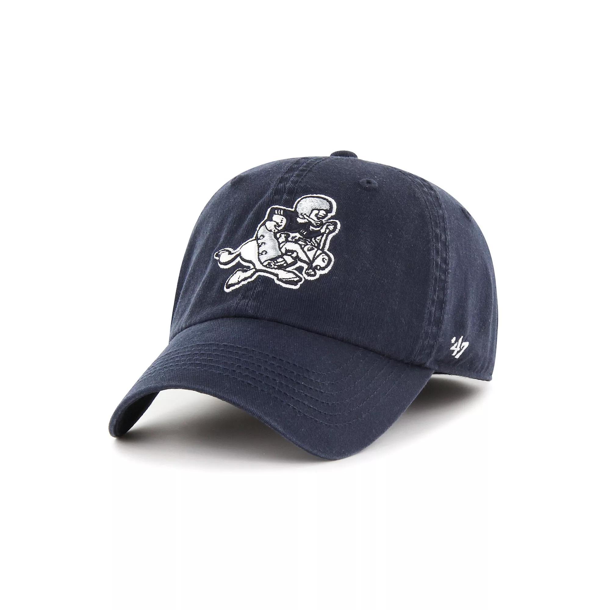 Men's '47 Navy Dallas Cowboys Gridiron Classics Franchise Legacy Fitted Hat,  Product Image