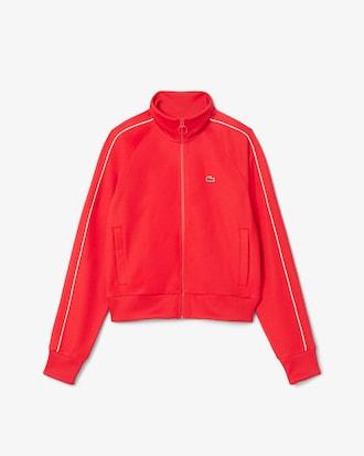 Women's Paris Zip-Up Piqué Sweatshirt Product Image