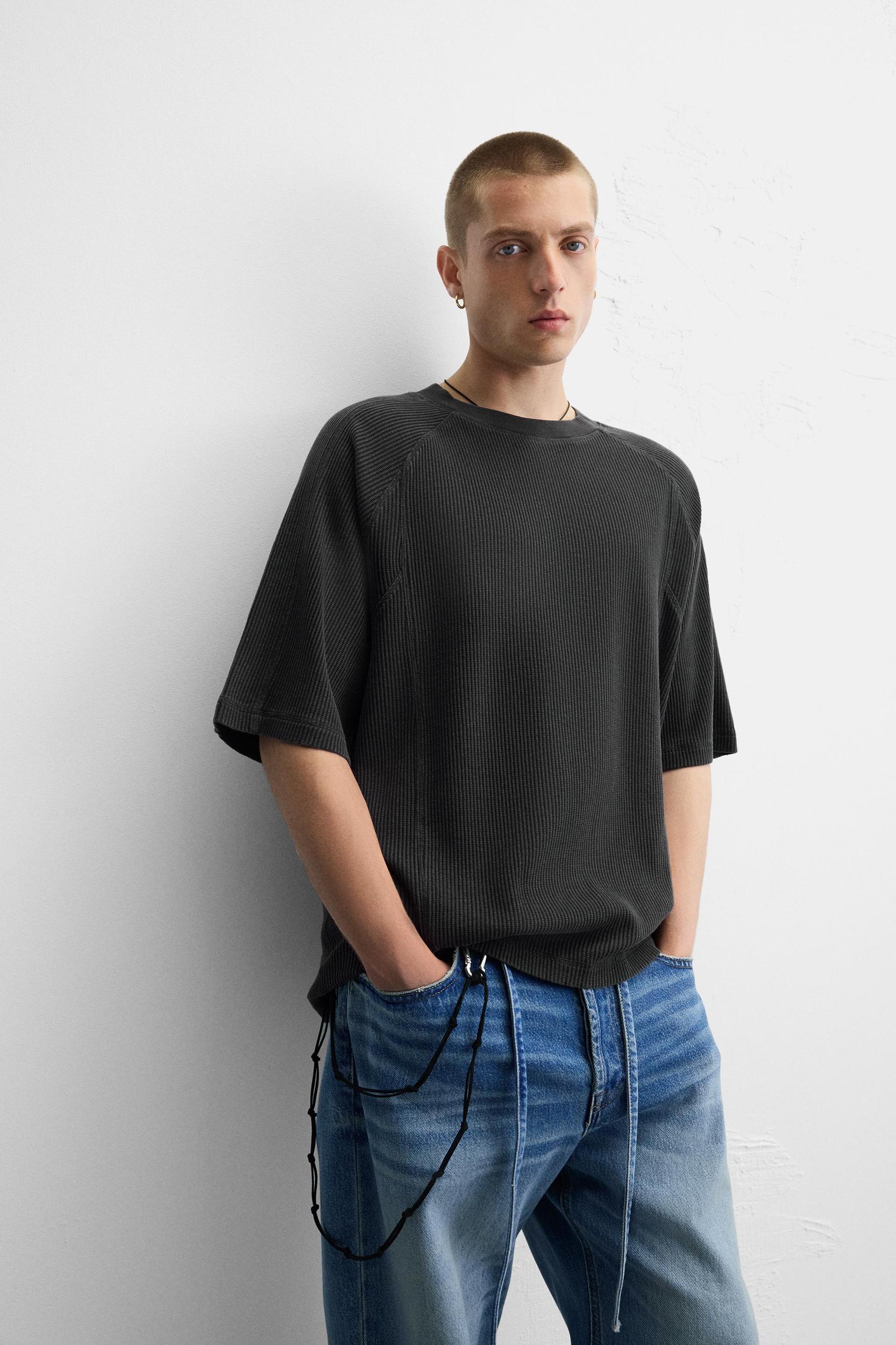 STRUCTURED WASHED T-SHIRT Product Image