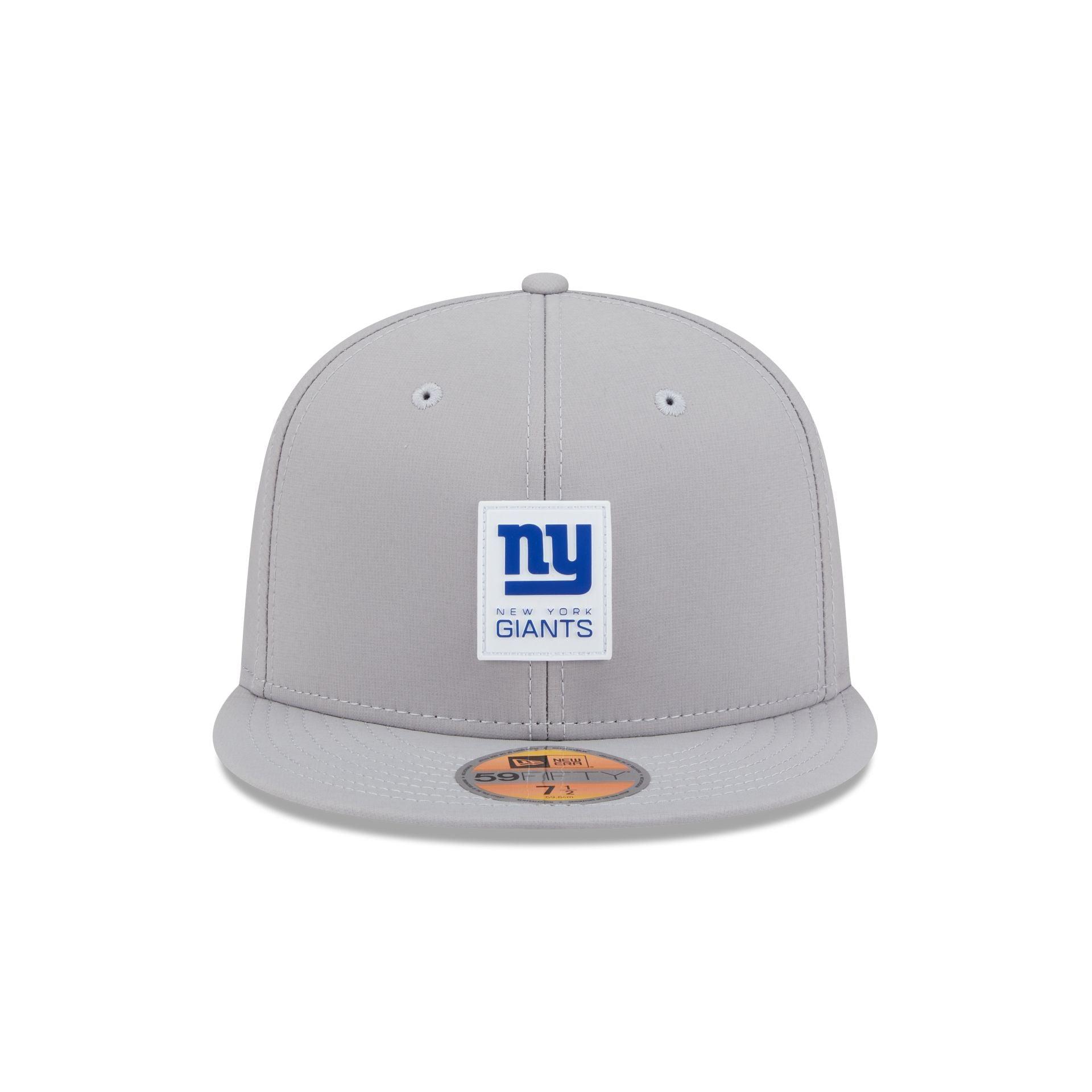 New York Giants 2025 Sideline Hot Weather Gray 59FIFTY Fitted Hat Male Product Image