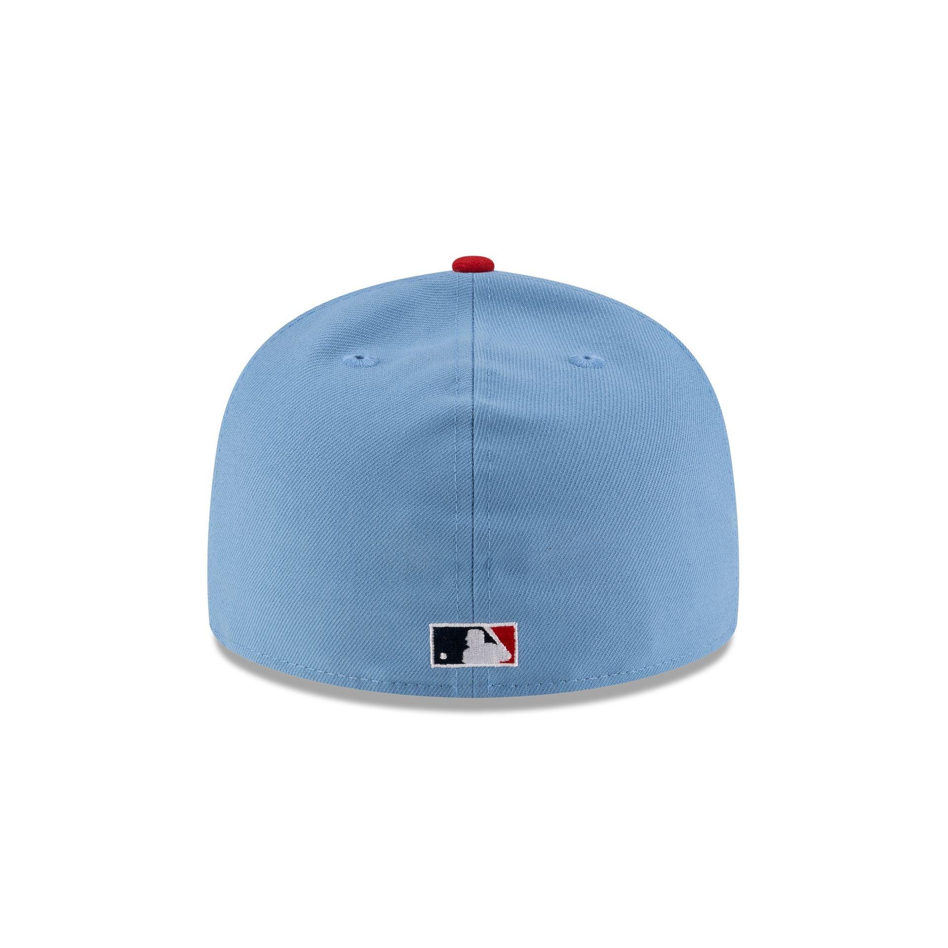 Just Caps Sky Blue St. Louis Cardinals 59FIFTY A-Frame Fitted Hat Male Product Image