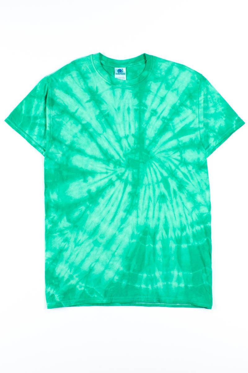 Kelly Green Tie Dye Shirt Product Image