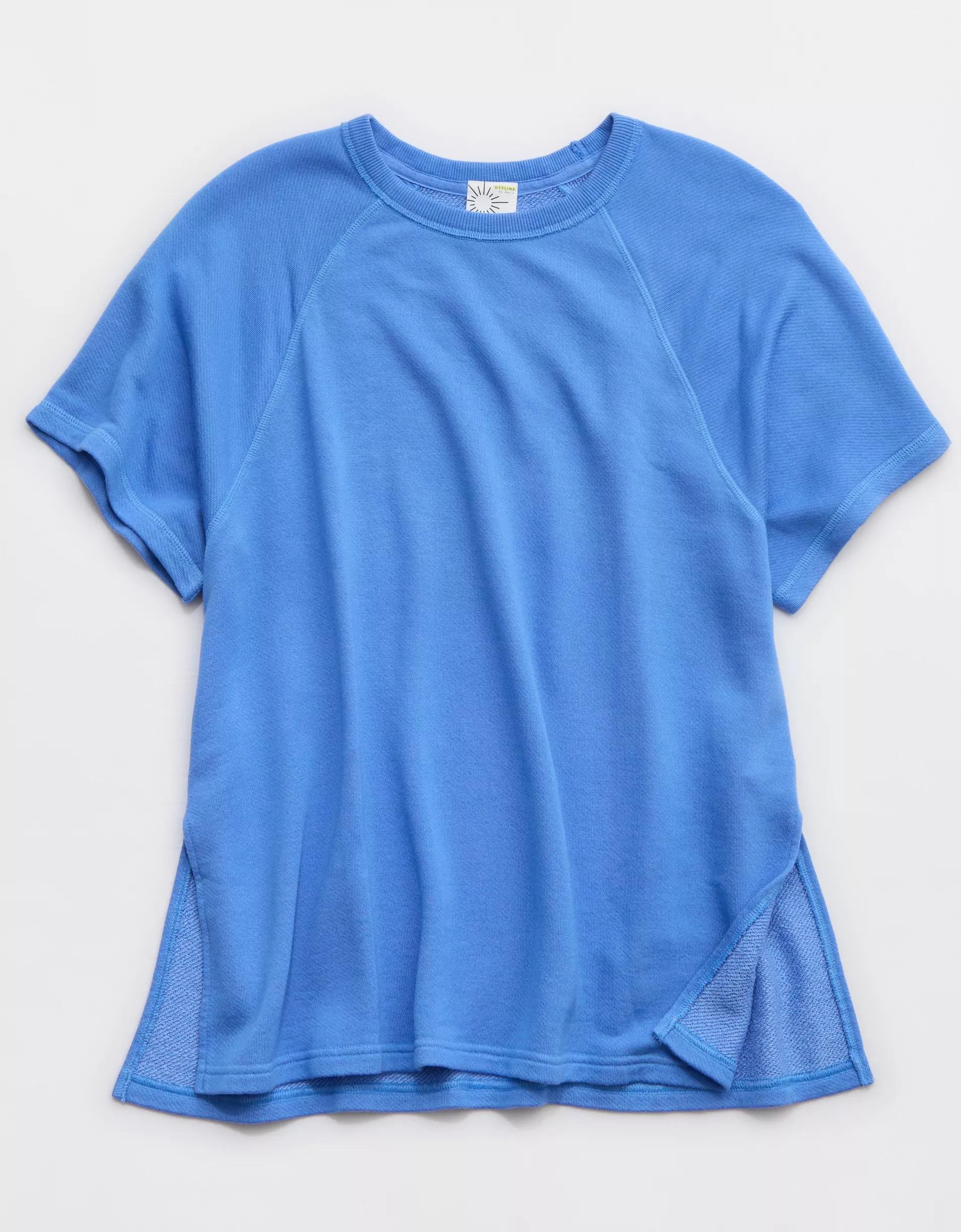 OFFLINE By Aerie Keep It 100 Terry Oversized T-Shirt Product Image