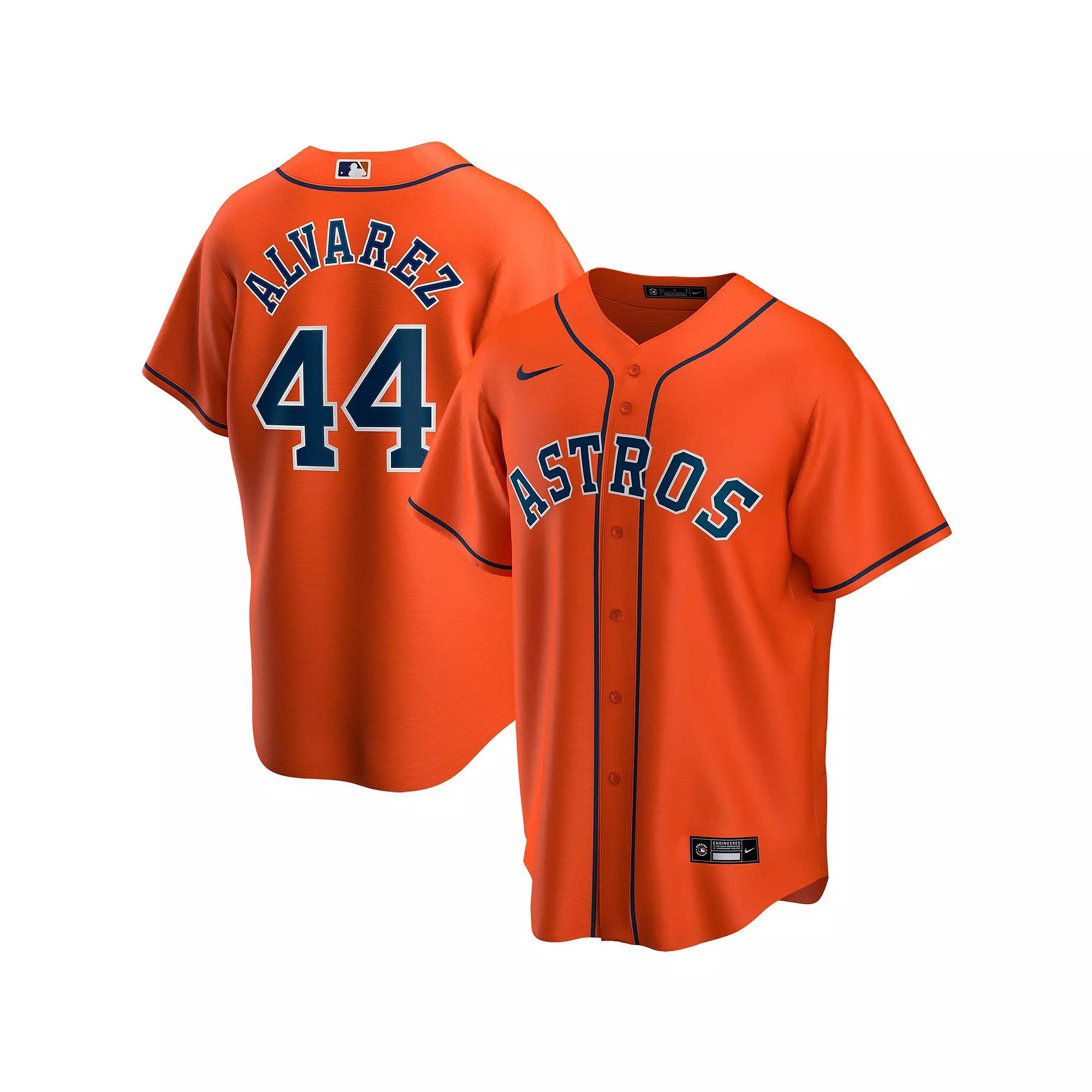 Men's Nike Yordan Álvarez Orange Houston Astros Alternate Replica Player Jersey,  Product Image