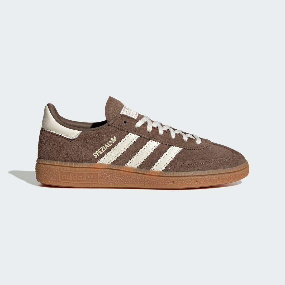 Womens adidas Handball Spezial Athletic Shoe - Earth Strata / Off White / Gum Product Image