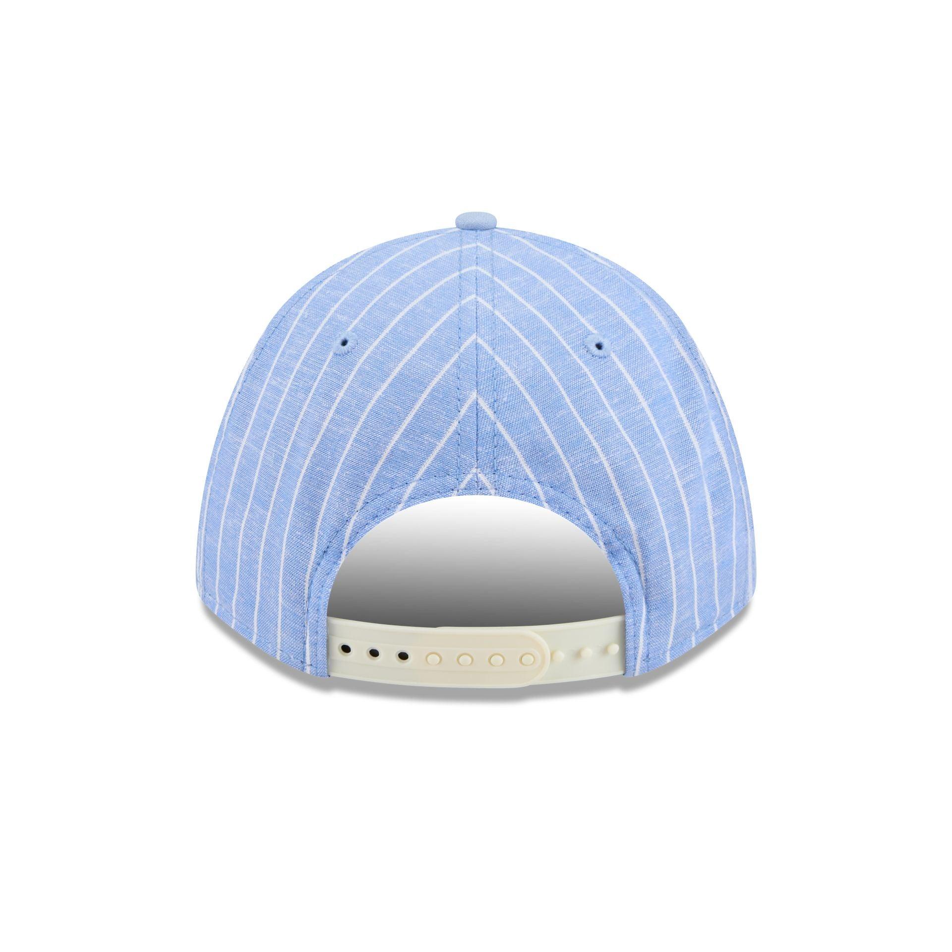 Pittsburgh Pirates Pinstripe Linen 9FORTY M-Crown A-Frame Snapback Hat Male Product Image