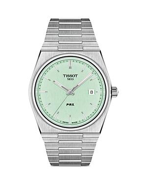 Tissot Mens Prx Automatic Stainless Steel Tonneau Bracelet Watch Product Image
