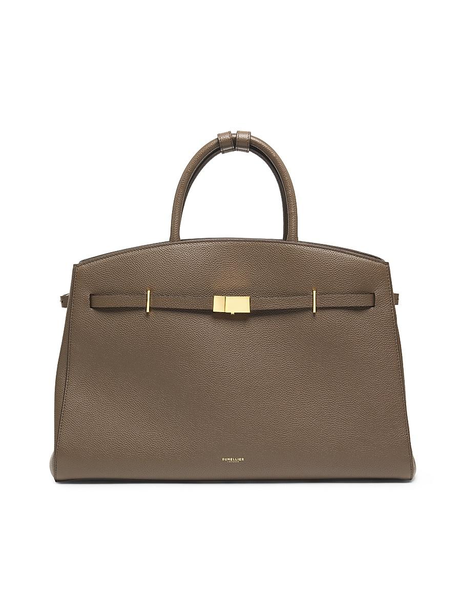 Womens Hudson Grained Leather Top Handle Bag Product Image