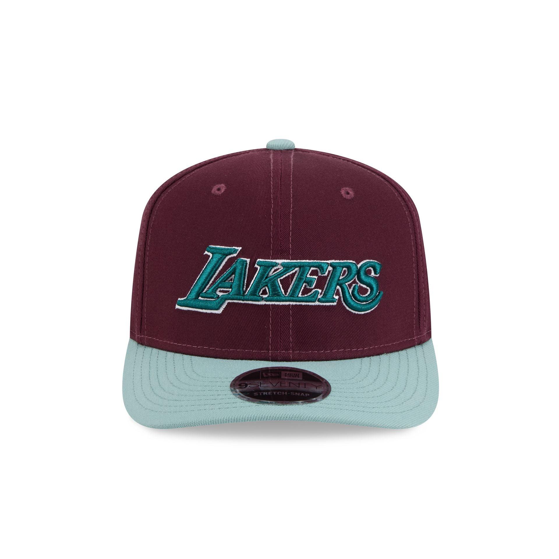 Los Angeles Lakers Maroon 9SEVENTY Stretch-Snap Hat Male Product Image