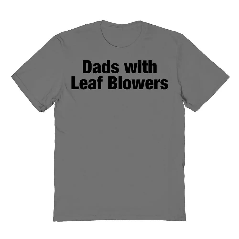 Men's COLAB89 by Threadless Dads With Leaf Blowers Father's Day Graphic Tee, Size: XXL, Grey Product Image
