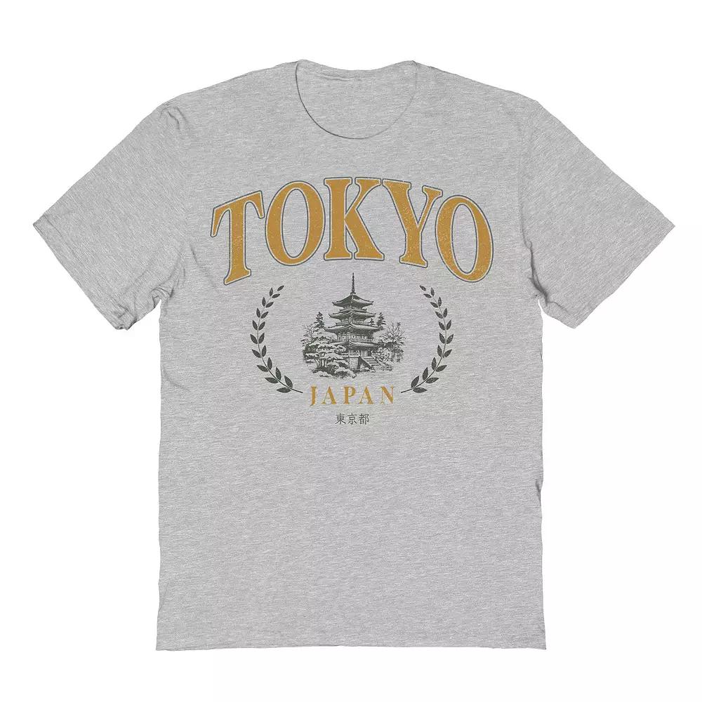 Men's Tokyo Ochre Graphic Tee,  Product Image