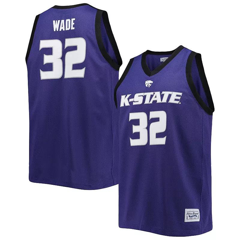 Men's Original Retro Brand Dean Wade Purple Kansas State Wildcats Alumni Commemorative Replica Basketball Jersey, Size: Small Product Image