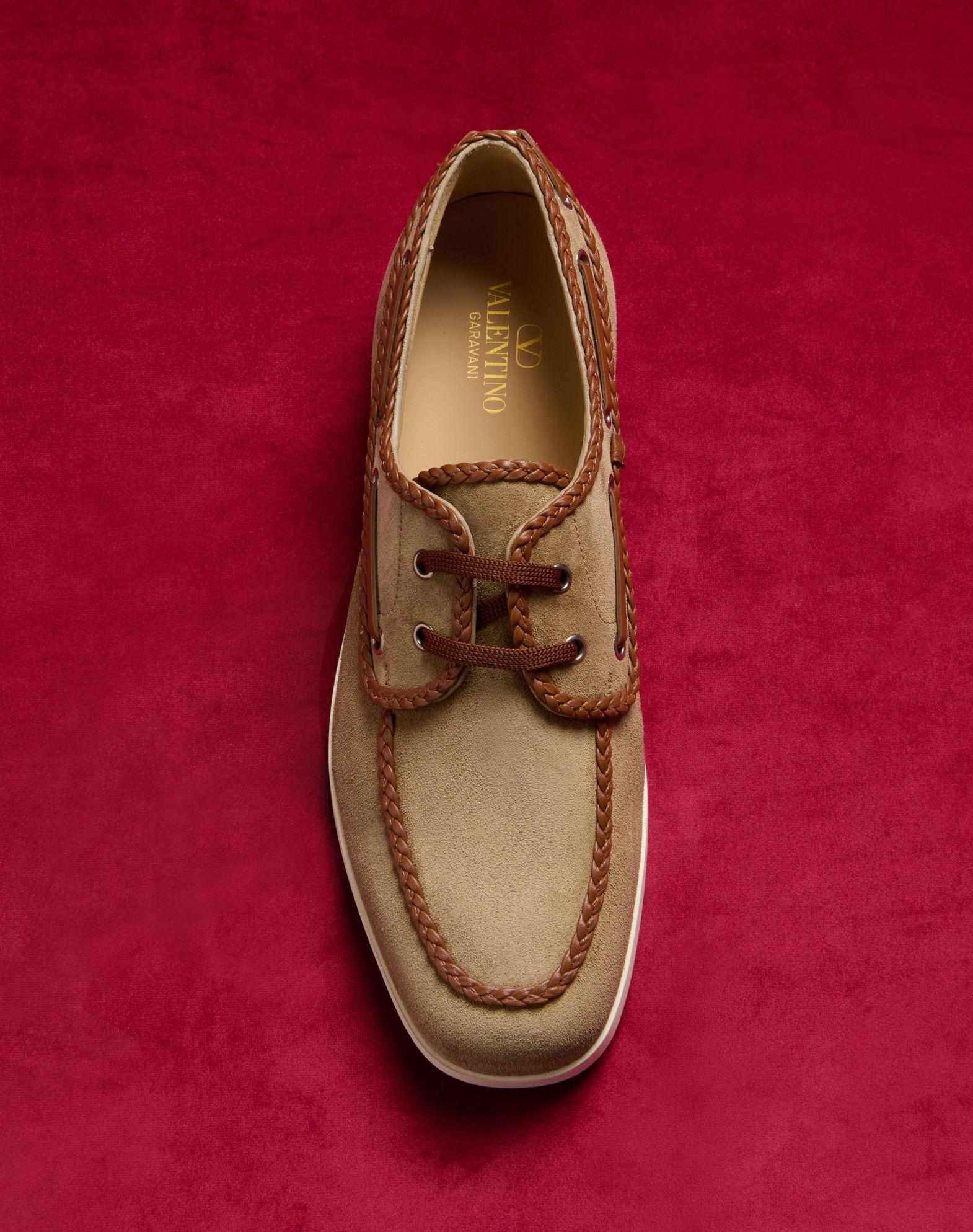Palm Avenue Crust And Nappa Leather Boat Shoe Product Image