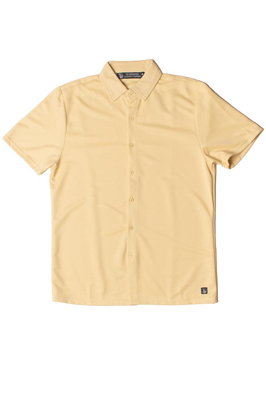 Heavyweight Knit Button Up Shirt Product Image