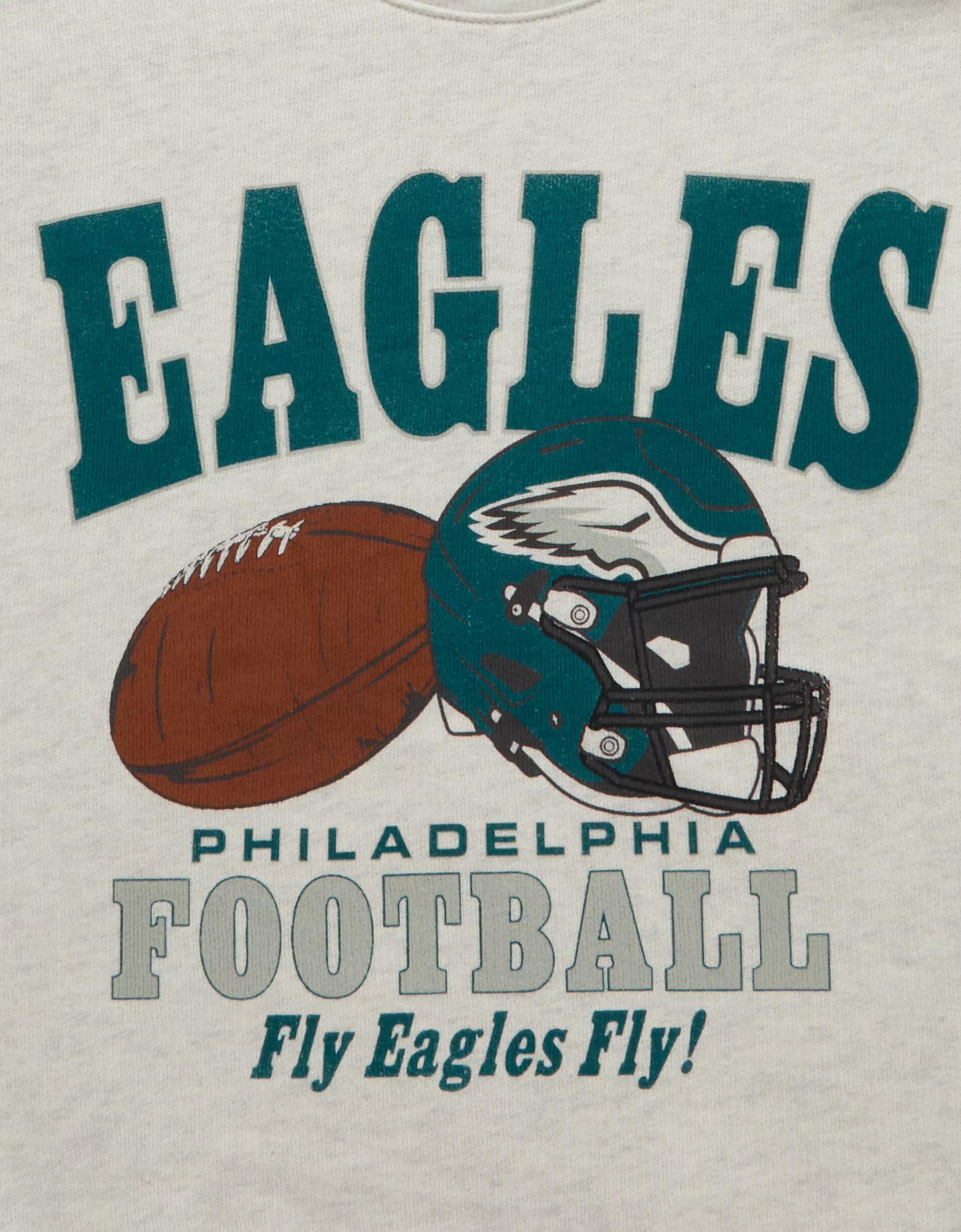 AE NFL Philadelphia Eagles Graphic Relaxed Fit Sweatshirt Product Image
