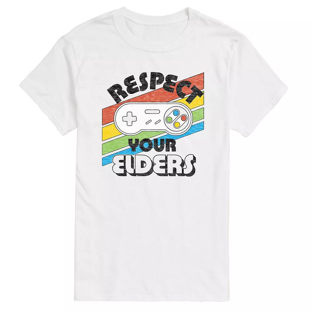Big & Tall Respect Your Elders Graphic Tee, Men's,  Product Image