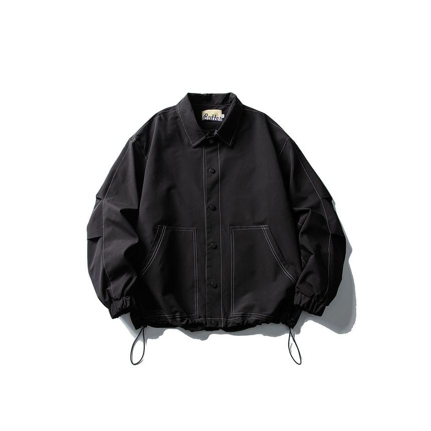 Stitched Overfit Polo Jacket Product Image