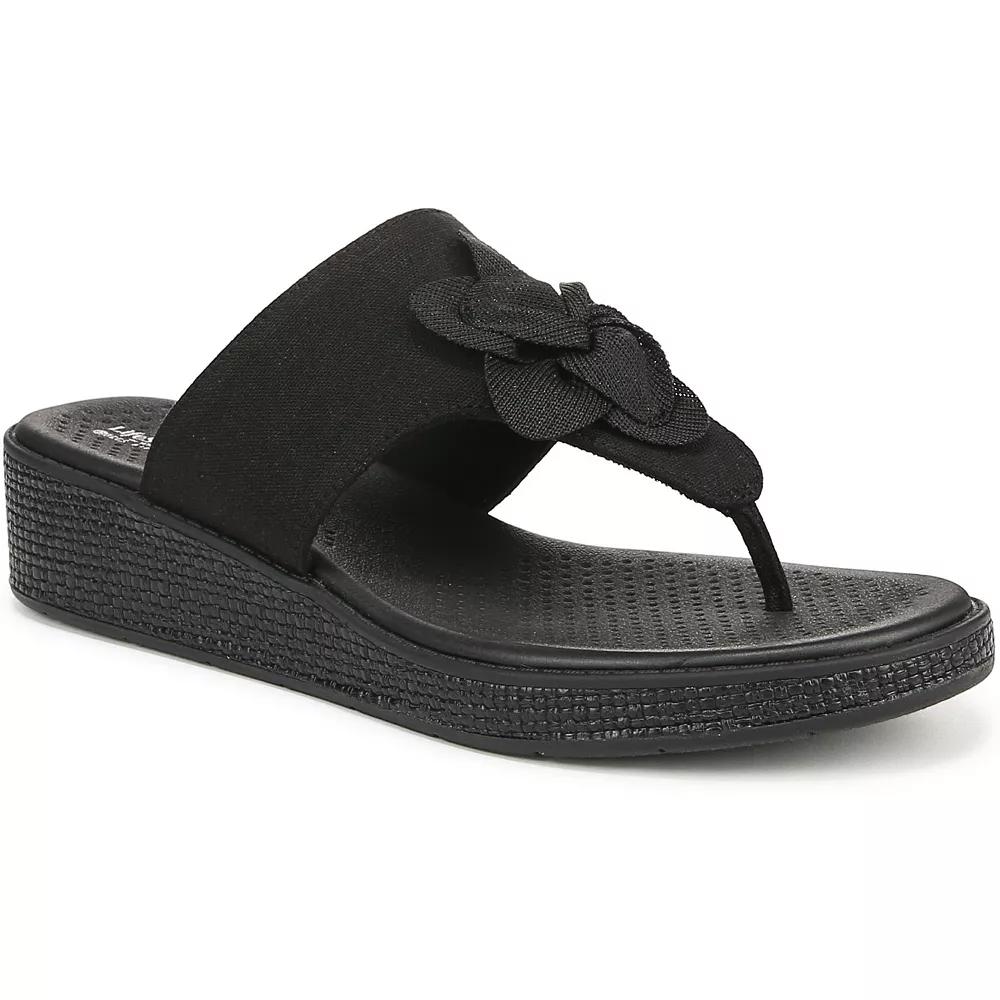 LifeStride Bloom Women's Wedge Thong Sandals,  Product Image