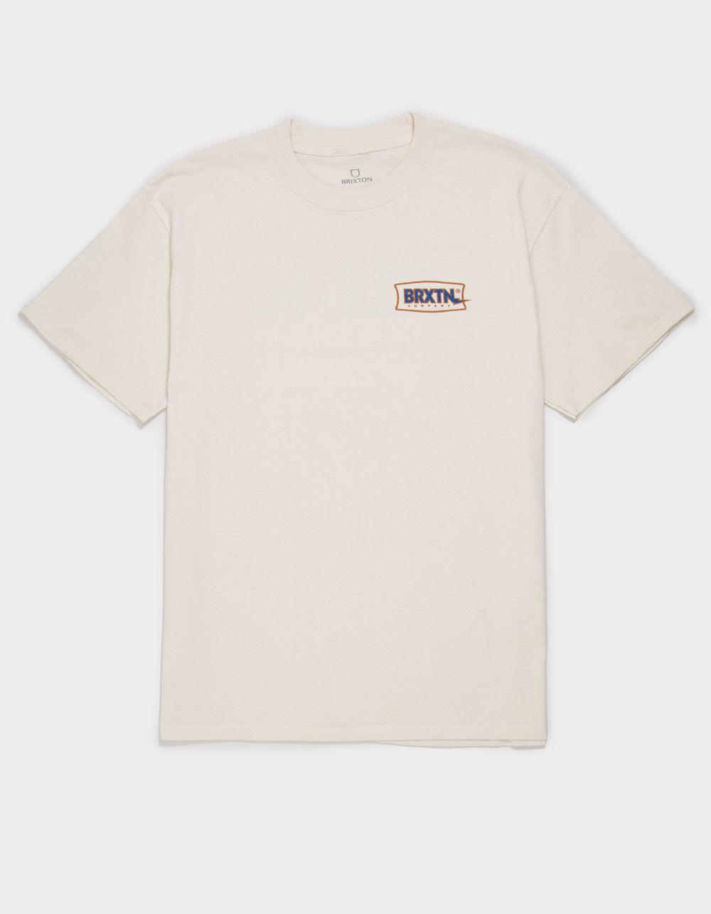 BRIXTON Lightning Mens Tee - CREAM Product Image