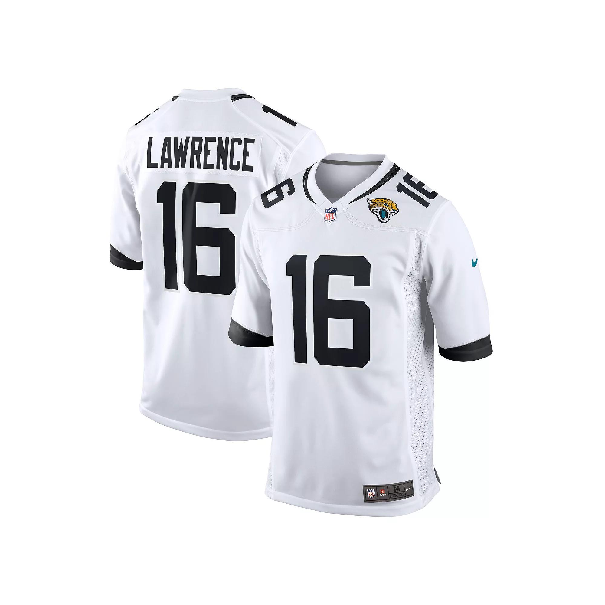 Men's Nike Trevor Lawrence White Jacksonville Jaguars White Game Jersey,  Product Image