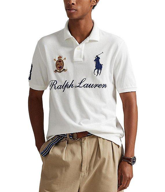 Polo Ralph Lauren Classic Fit Short Sleeve 20th Anniversary Crest Short Sleeve Polo Shirt Product Image