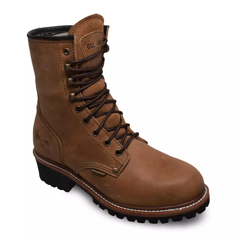 AdTec 1427 Men's Waterproof Logger Steel Toe Work Boots,  Product Image