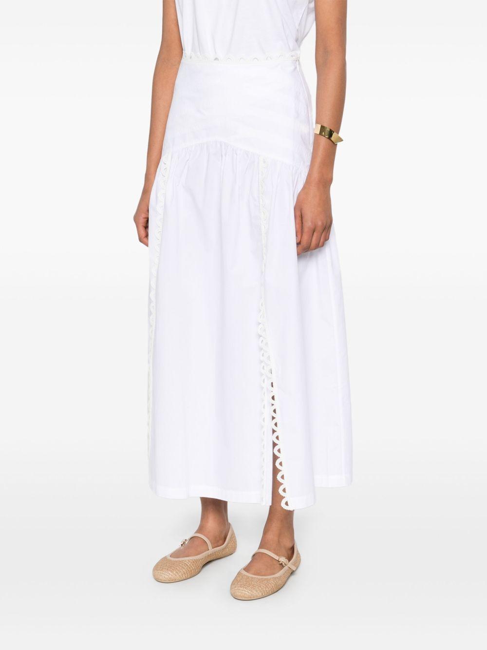poplin midi skirt Product Image