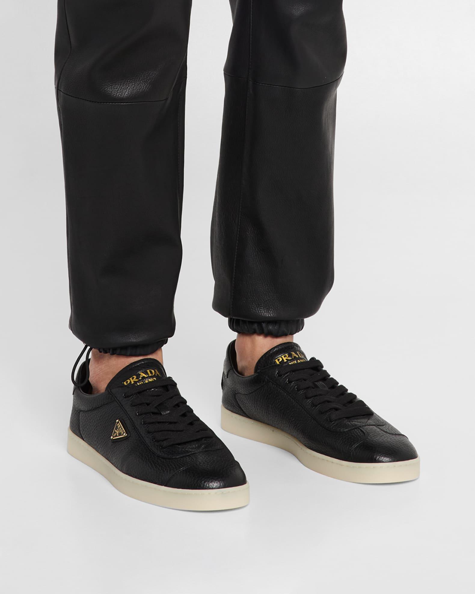 Men's Lane Deerskin Low-Top Sneakers Product Image